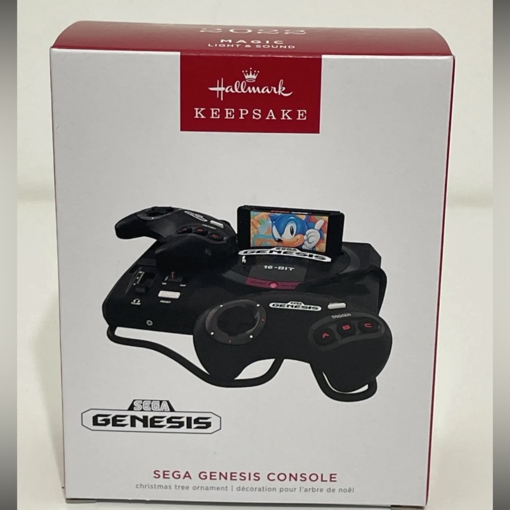 Hallmark Sega Genesis Console ornament - Brand new in box!
